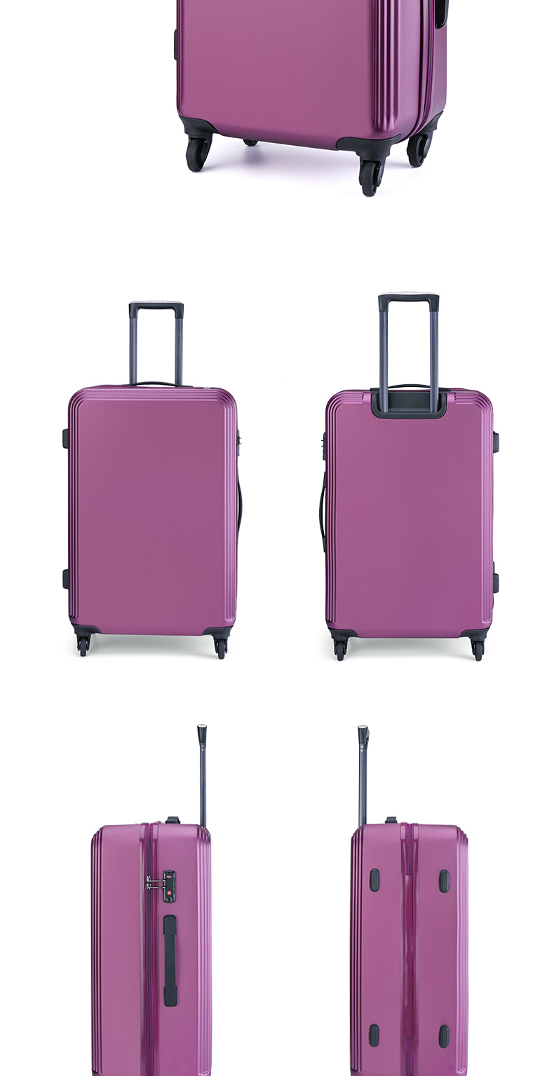 Swiss Swiss dao xe đẩy trường hợp phổ quát bánh xe dây kéo hành lý túi xách 20 inch lên máy bay hành lý xách tay mật khẩu hộp - Va li vali nhôm