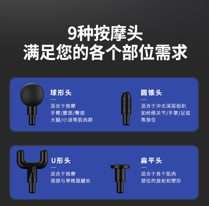 Массаж пушка 电动筋膜枪深层肌肉按摩器男生高频震动mini静音式专业级迷你款女 Fk xiang