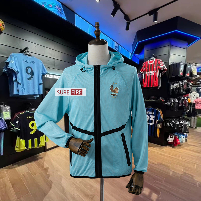 Surefire2026 World Cup France Hooded Jacket Pre-Match Casual Sports Football Jacket