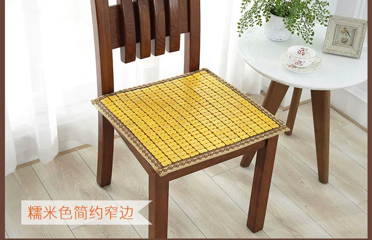 Mùa hè đệm mahjong sofa đệm tre mat văn phòng máy tính mát đệm ghế đệm ngồi xe ghế ăn đệm các mẫu đệm ghế gỗ