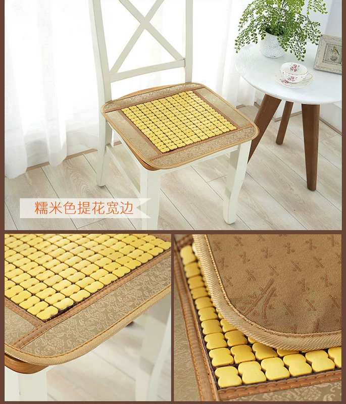 Mùa hè đệm đệm mahjong sofa đệm mùa hè tre mat chống trượt pad mát xe văn phòng máy tính ghế ăn đệm