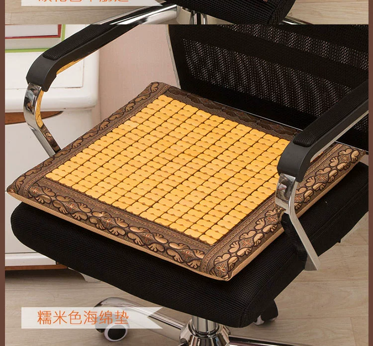 Mùa hè đệm mahjong sofa đệm tre mat văn phòng máy tính mát đệm ghế đệm ngồi xe ghế ăn đệm các mẫu đệm ghế gỗ