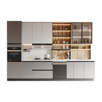 Oppein kitchen kitchen cabinet integrated cabinet custom home kitchen quartz stone countertop stove cabinet cabinet integrated decoration