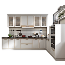 Oppein cabinets custom-made new kitchen cabinets quartz stone countertops new Chinese style light luxury cabinets Manny prepayment