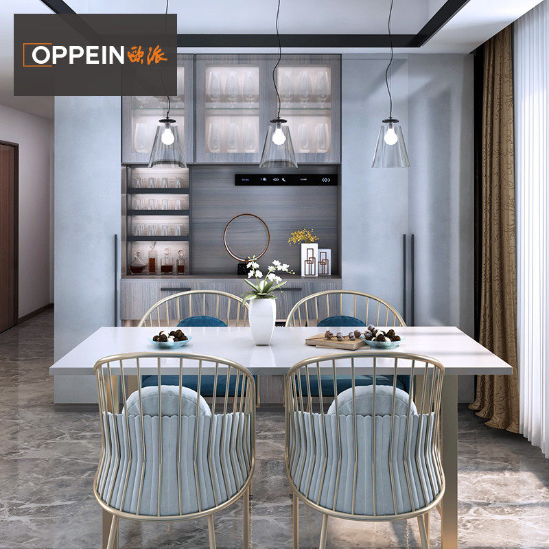 Deposit European dining cabinet storage cabinet custom wine cabinet partition cabinet dining table chair Italian luxury residential furniture