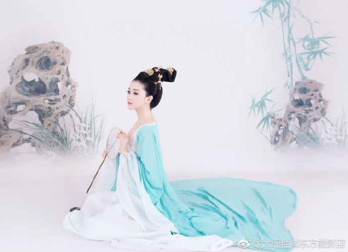 2018 New Dishes Women's Workshop Sexy Girls Write Real Ancient Clothes Movie Themed Costume Hanfu Fairy Dress 
