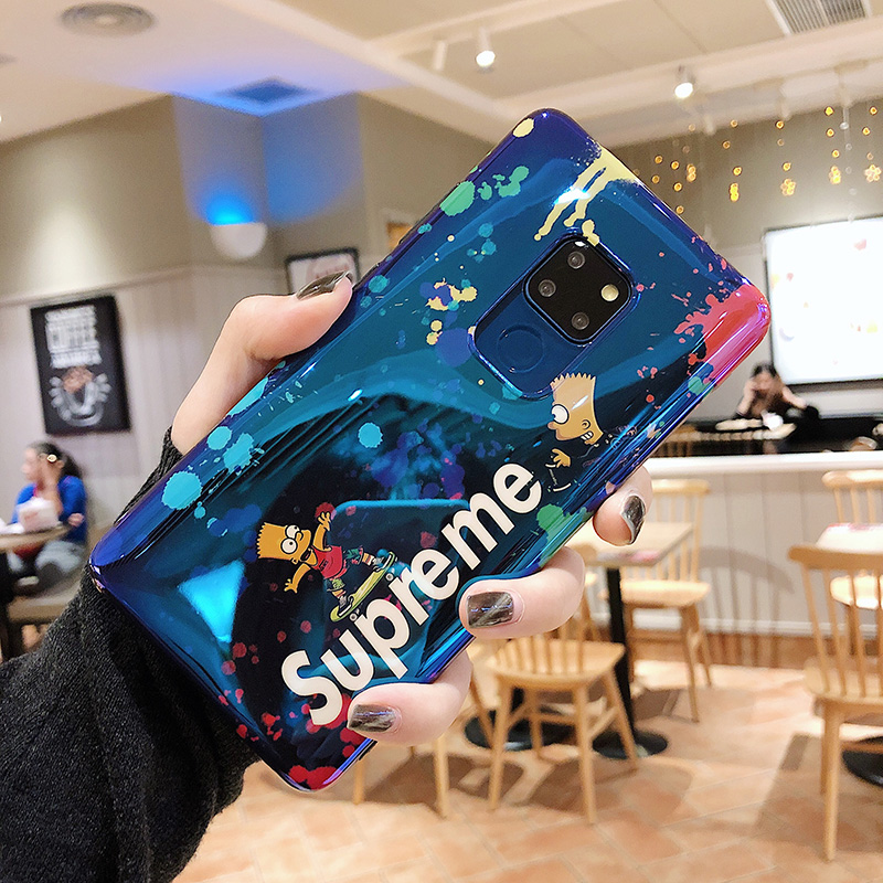 Tide thương hiệu bộ Huawei Mate20 điện thoại vỏ silicone của nam màu xanh và vài mô hình phụ nữ Mate20pro mate20x thương hiệu nổi tiếng - Phụ kiện điện thoại di động ốp lưng htc u11