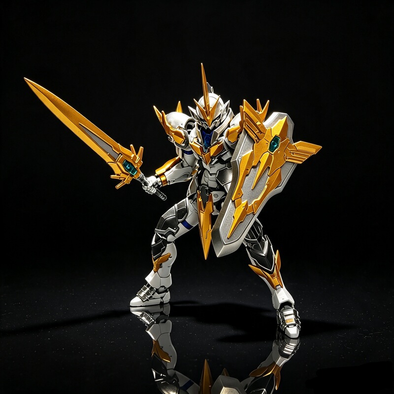 Includes Main Body [Gold and Silver Plate Spray] Yulongfang 30Mf Advanced Armor Libell Holy Knight Assembly Model