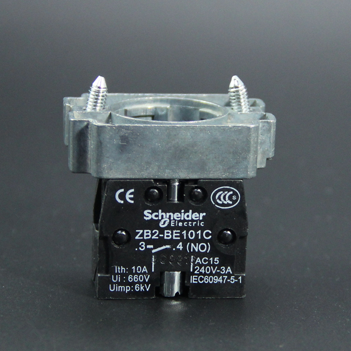 Schneider start button ZB2BZ101C often open contact point button base brand new original