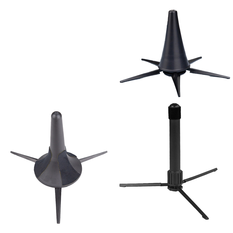 Long flute black pipe small number bracket single-spring pipe musical instrument frame with long flute floor stand small number shelf portable shelf