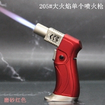 Dental gold and silver welding gun burning flamethrower sushi flame gun baking barbecue spray gun straight punch lighter big fire