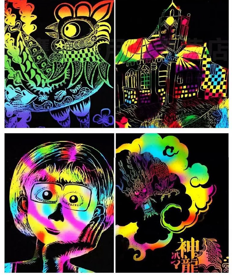 画儿牌刮画纸：激发孩子创意的艺术宝藏，让孩子爱上手工绘画！-沙画-淘宝好物网