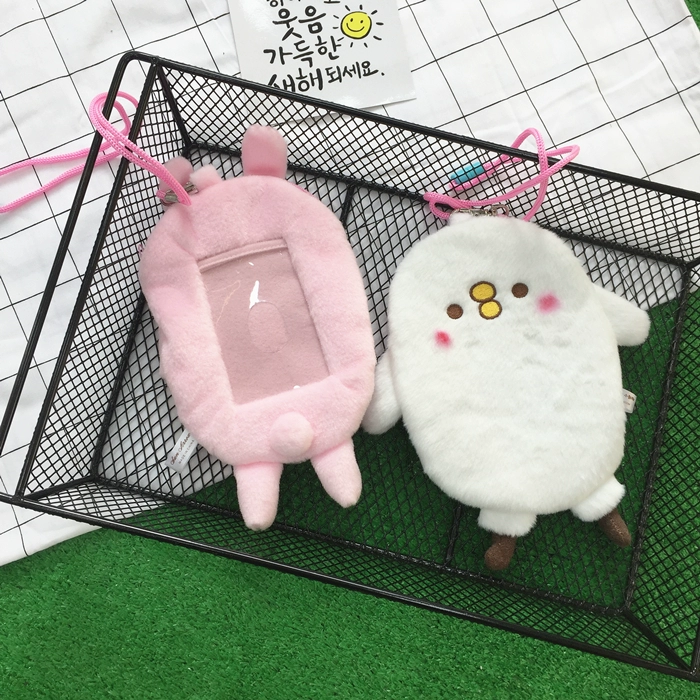 Hàn Quốc sáng tạo phim hoạt hình Harajuku sang trọng thỏ hồng điện thoại di động túi cô gái dễ thương Nhật Bản em gái mềm treo cổ