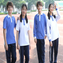 Shenzhen School Uniform Middle School Students Summer Suit Junior High School Uniform Speed Dry Men And Women Long Pants Shorts Long Sleeve Short Sleeve Summer Dress