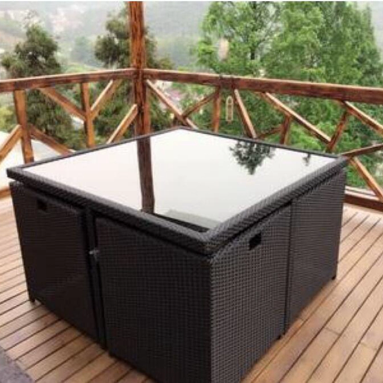 Bàn ghế ngoài trời mây bàn ghế ngoài trời ban công bàn ghế kết hợp giải trí ghế mây giải trí năm mảnh sân ngoài trời sáng tạo - Bàn ghế ngoài trời / sân bộ bàn ghế ban công chung cư