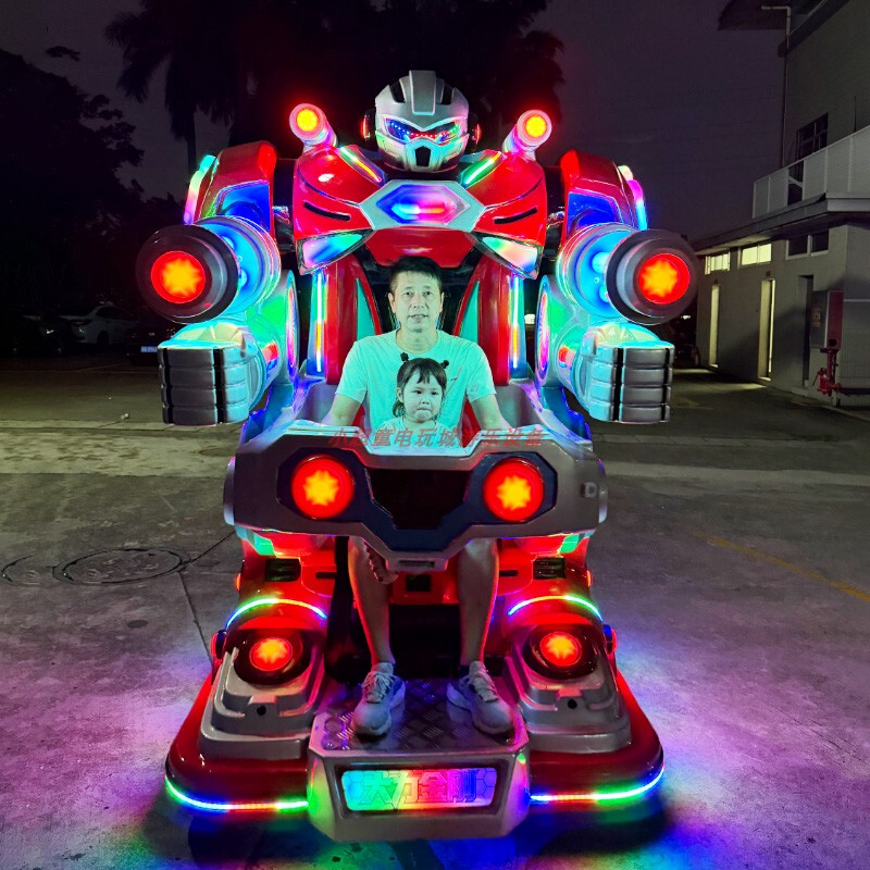 New Commercial Square Amusement Robot, Dali King Kong, a Large Walking Robot Device That Can Accommodate People, Suitable for Parent-Child Use