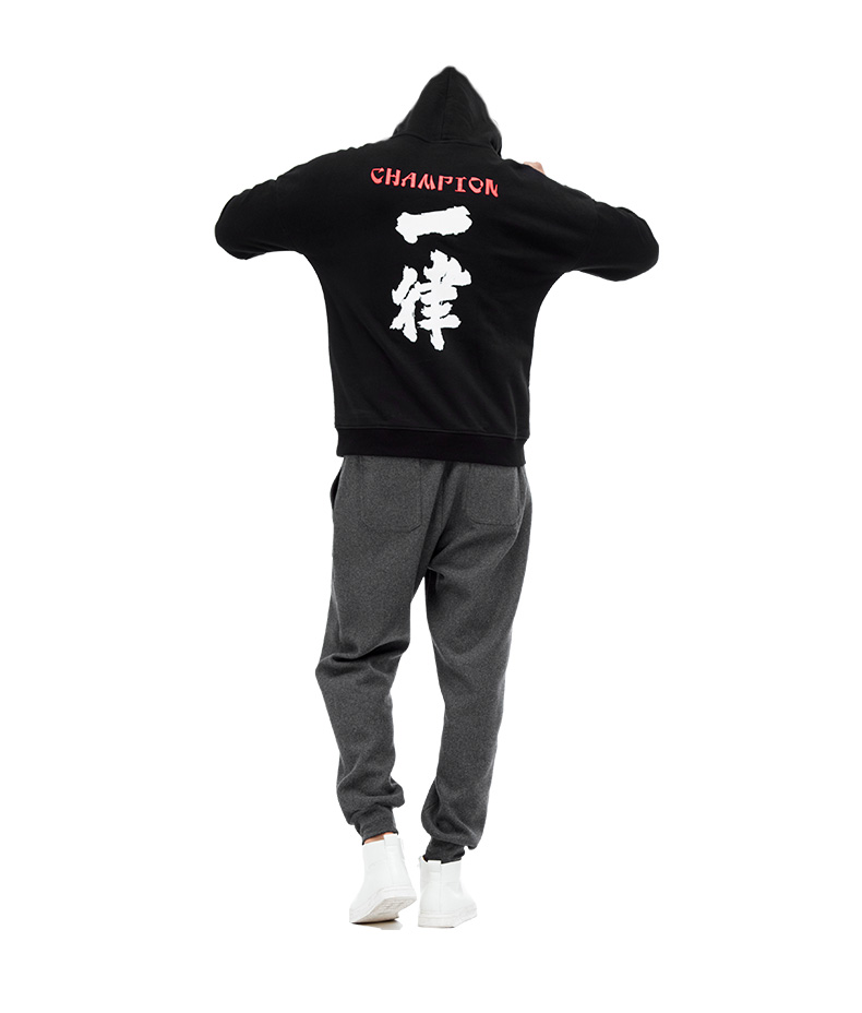 后序 男女款中国风 国潮印花连帽卫衣 图6