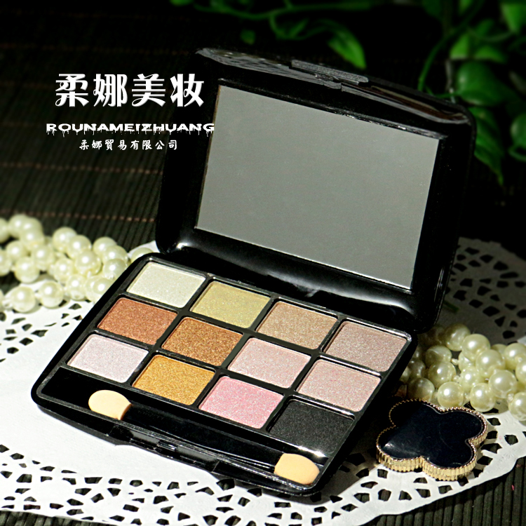 9.9 Pearlescent Matte Girl Eyeshadow 12 Màu Rose Eyeshadow Palette Rượu Vang Đỏ Cà Phê Sinh Viên Bóng Mắt phấn mắt mac