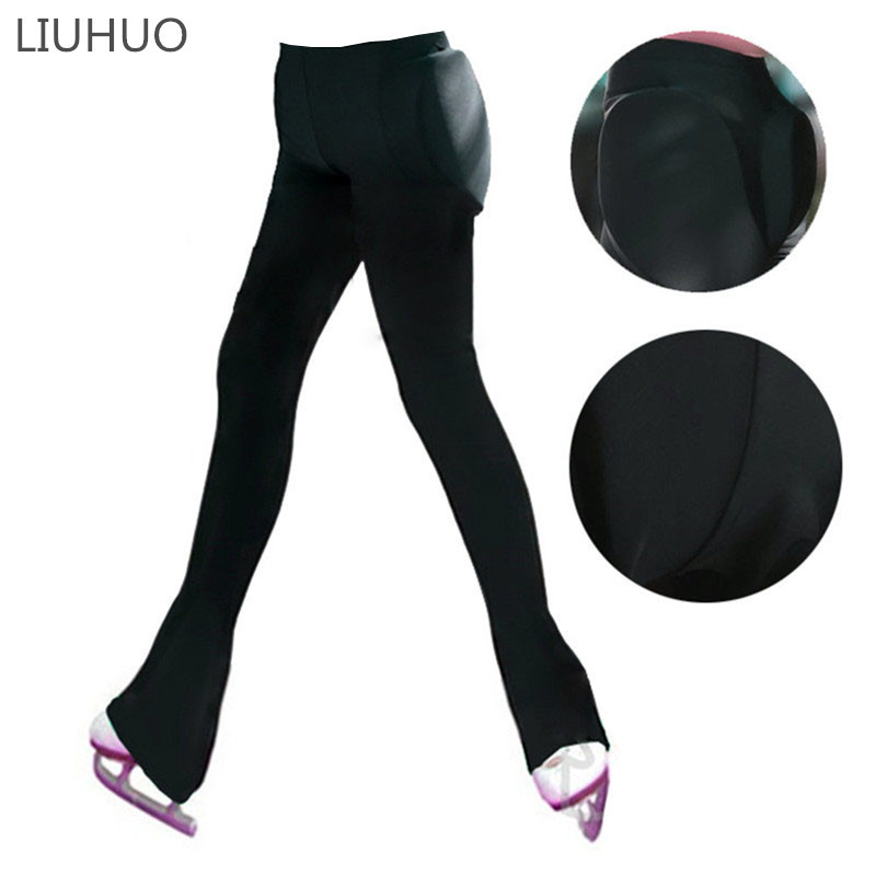 Liuhe Figure Skating Training Suit for Children, Girls, Adults, Women, Hip Protection Pants, Black and Purple, Roller Skating Anti-Fall Liuhe Figure Skating Training Suit for Children, Girls, Adults, Women, Hip Protection Pants, Black and Purple, Roller Skating Anti-Fall