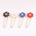 Camellia Zircon Trâm Hàn Quốc Nữ Anti-Walk Mini Pin Trang trí Bow Tie Nút Phụ kiện áo len trâm cài Trâm cài