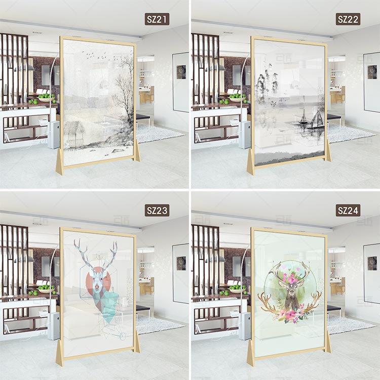 Vách ngăn phòng khách mới Trung Quốc bức tranh bán trong suốt đơn giản văn phòng khách sạn hiện đại rắn gỗ màn hình cổ điển rỗng - Màn hình / Cửa sổ vách ngăn phòng ngủ bằng gỗ