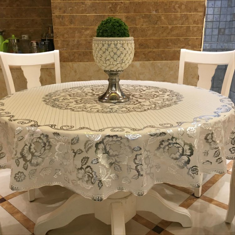 Nước nóng và dầu bằng chứng PVC dùng một lần bảng nhựa gia dụng khăn trải bàn vải Hotel bàn tròn lớn vòng vải - Khăn trải bàn khăn trải bàn vuông
