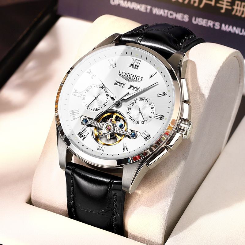 Swiss Genuine Wandering Piano Watch, Men's Fully Automatic Mechanical Watch, Business Master Watch, Trendy Luminous Waterproof Special Edition