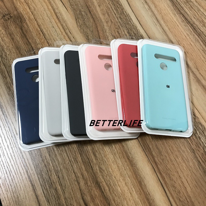 Lg G6 G7 G8 V30 V40 V50 Thinq Korean Liquid Silicone Skin-Friendly Tpu Phone Case