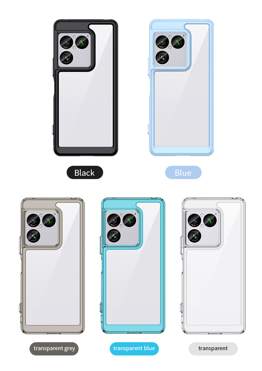 Transparent Frames Minimalist Air cushion Sony Xperia Phone Case
