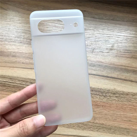 White transparent — Silicone TPU 8, 8 Pro Google Pixel Phone Case