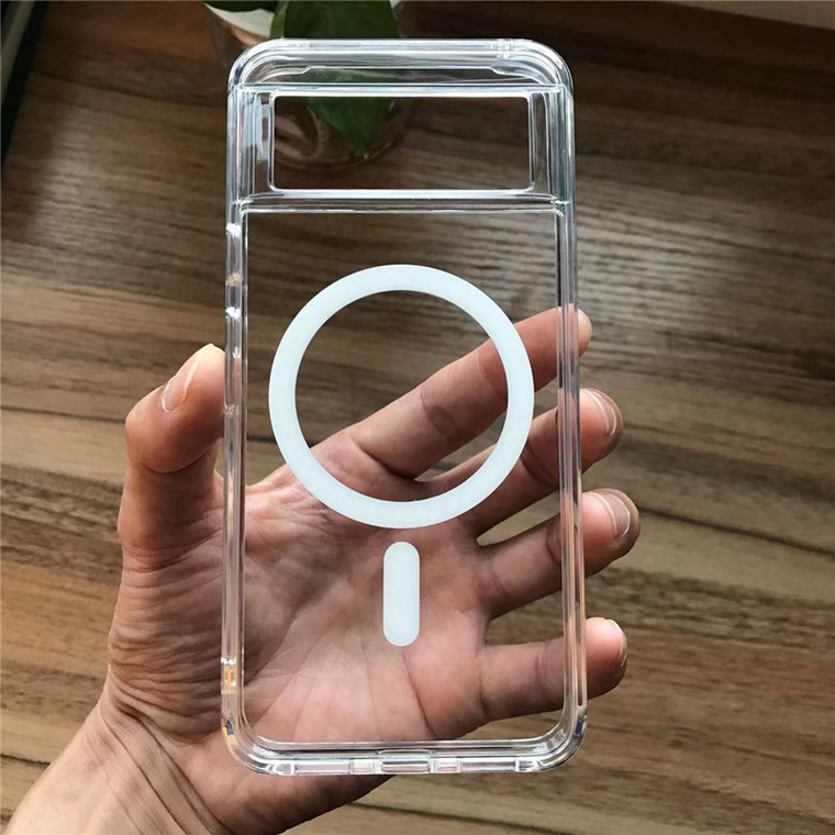 Transparent Clear Crystals Transparent Airbag 4 Corner Shock Absorbing 8, 8 Pro Google Pixel Phone Case