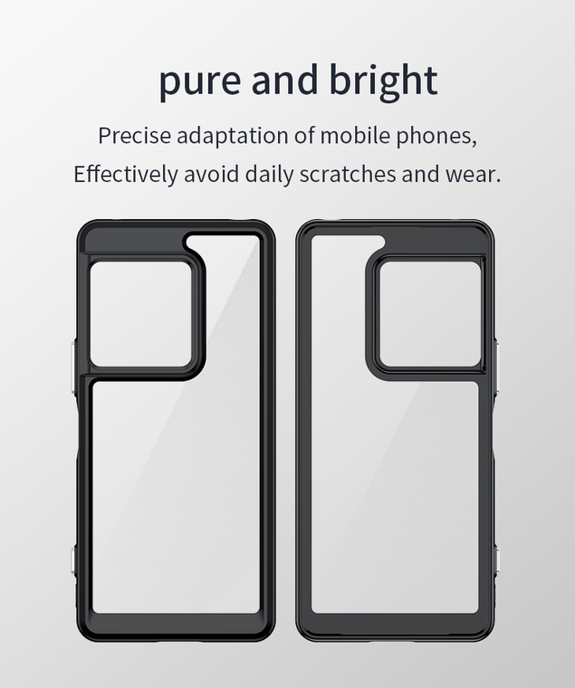 Transparent Frames Minimalist Air cushion Sony Xperia Phone Case