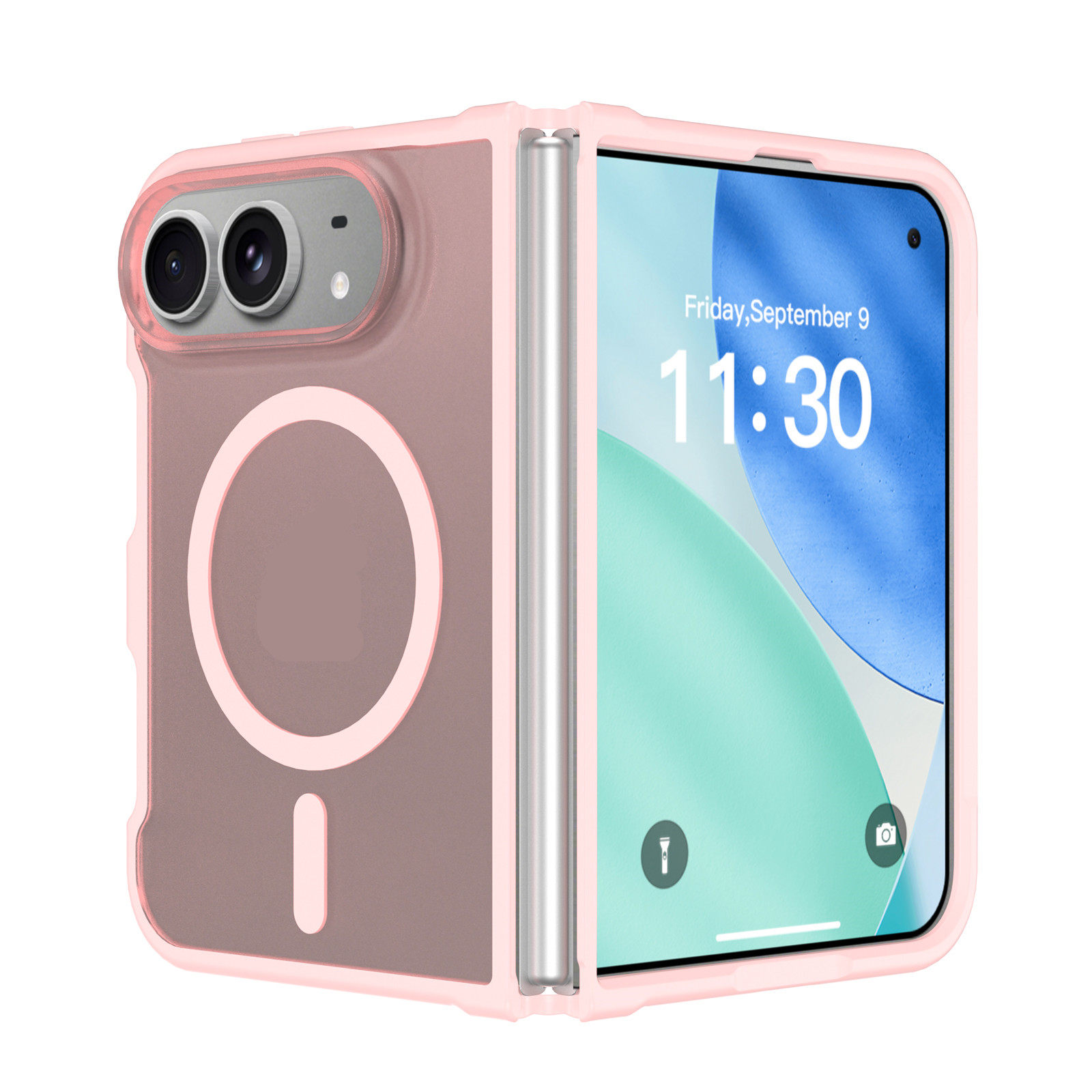 Style 8 — Magnetic Transparent Full-Body iPhone Case