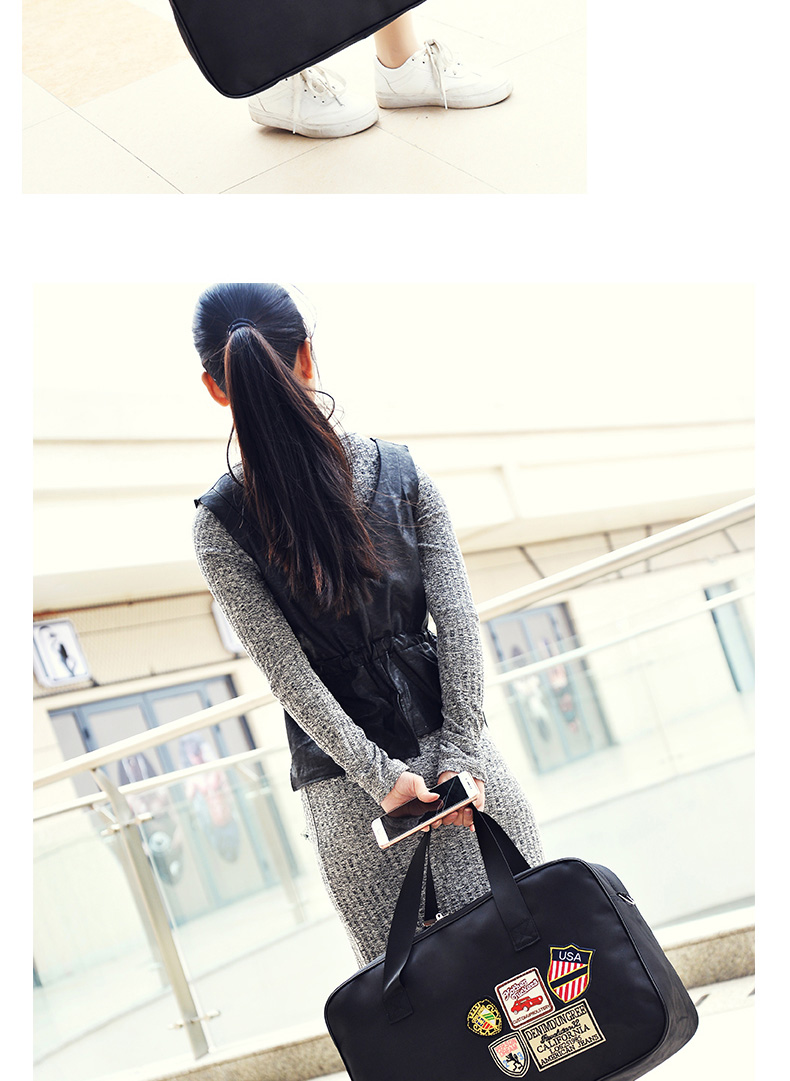 Túi du lịch mới nữ xách tay dễ thương túi duffel phù hiệu túi du lịch khoảng cách ngắn túi du lịch Túi xác ướp túi thể dục nam túi đeo du lịch nữ