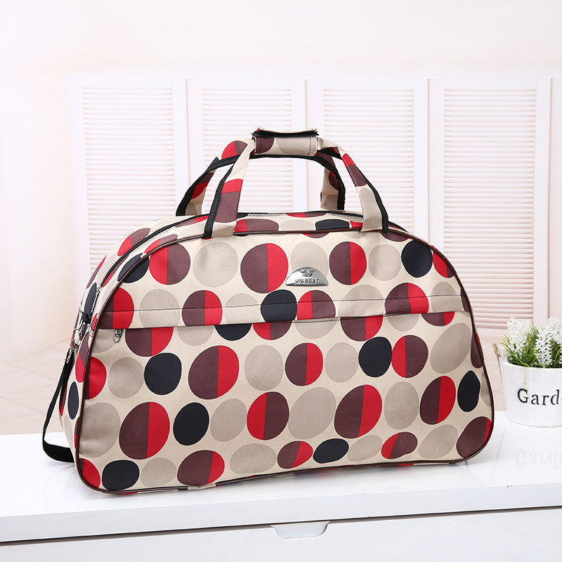 Travel bag Large-capacity women's travel bag waterproof luggage bag short-distance business travel bag diagonal Oxford cloth bag