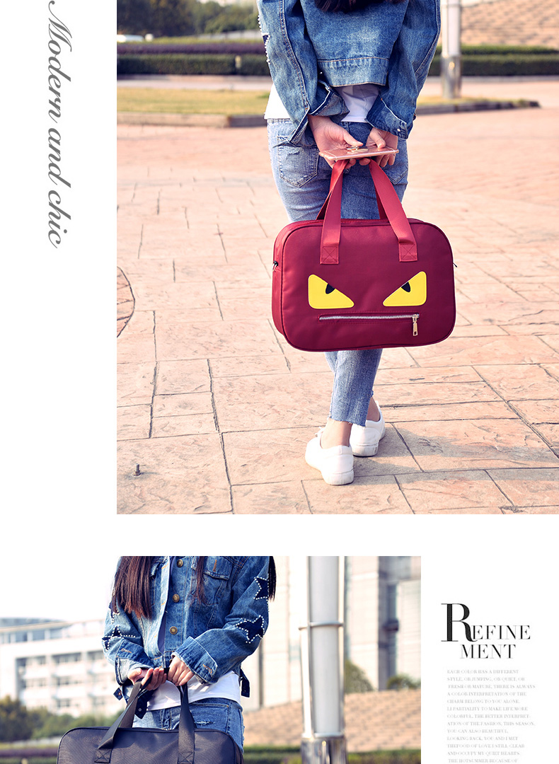 Túi du lịch mới nữ xách tay dễ thương túi duffel phù hiệu túi du lịch khoảng cách ngắn túi du lịch Túi xác ướp túi thể dục nam túi đeo du lịch nữ