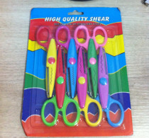 Child safety lace scissors set photo pattern children handmade lace scissors