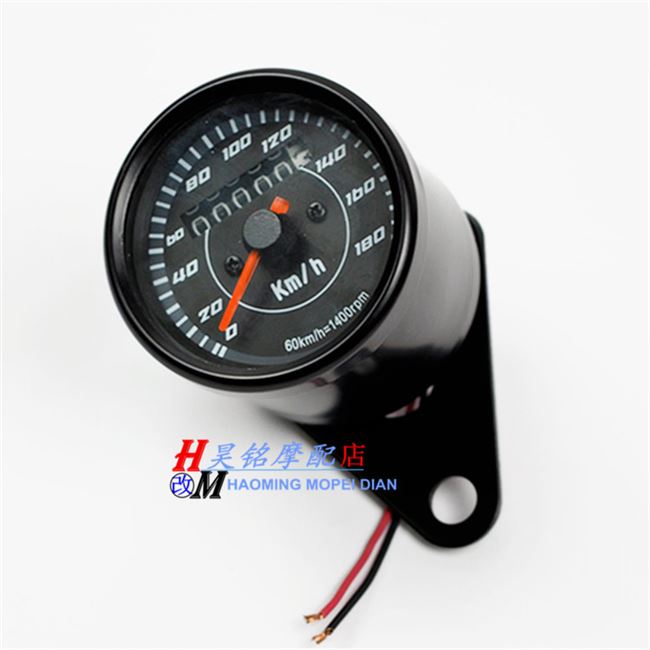 Phụ kiện xe máy sửa đổi dụng cụ cho cg125 Jialing 70gn Prince retro mã dây đeo đèn led - Power Meter đồng hồ xe cub 50