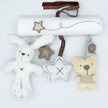 Newborn Baby Stroller Pendant Bed Bell Bed Around Bedside Rocking Bell Baby 0-3-6 Months 0-1 Years Old Plush Toy