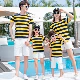 Áo thun gia đình ba mẹ ngắn tay mùa hè bé trai và bé gái cotton ngắn tay mặc gia đình mẹ trẻ bố - con - Trang phục dành cho cha mẹ và con