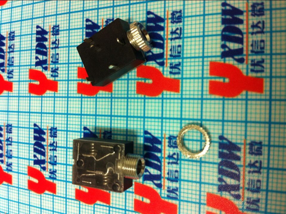 3 5MM headphone socket PJ-324M dual track audio socket power jack stereo fit with nut