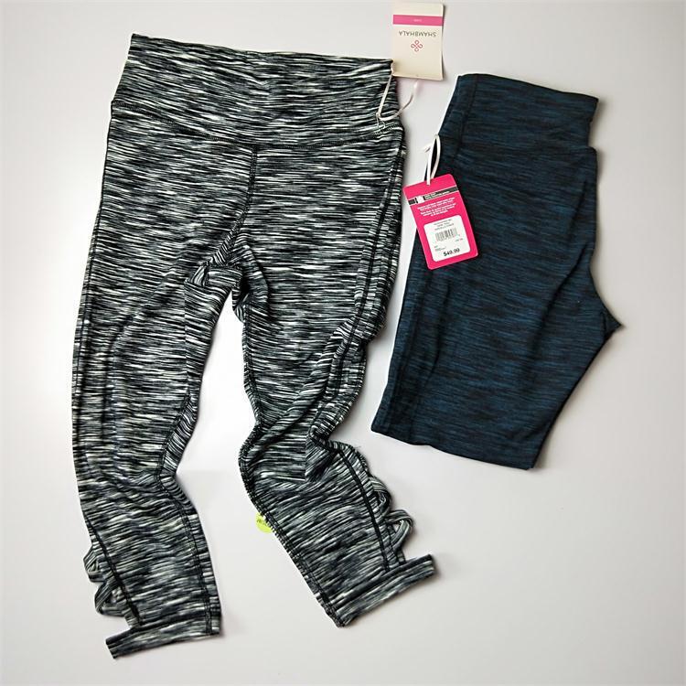 Original Export Summer Women's Quick-Dry Stretchy Fitness Yoga Pants Outdoor Sports Jogging Capri Pants Nine-Point Women's Pants