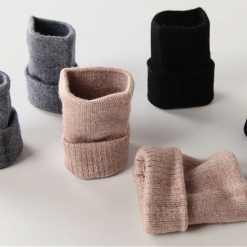 Cashmere cuff woman warm fashion joint sprain male movement protective wrist cover armchair Tendon Sheath False Sleeves