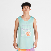 Basket Man New Sport Vest Mens Summer Kan Shoulder Training Jersey Loose Breathable Speed Dry Fitness Outwear Basketball Clothes