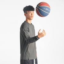 Basket long sleeve T-shirt mens autumn and winter Split training suit quick-drying clothes bottom fitness running basketball warm-up sportswear