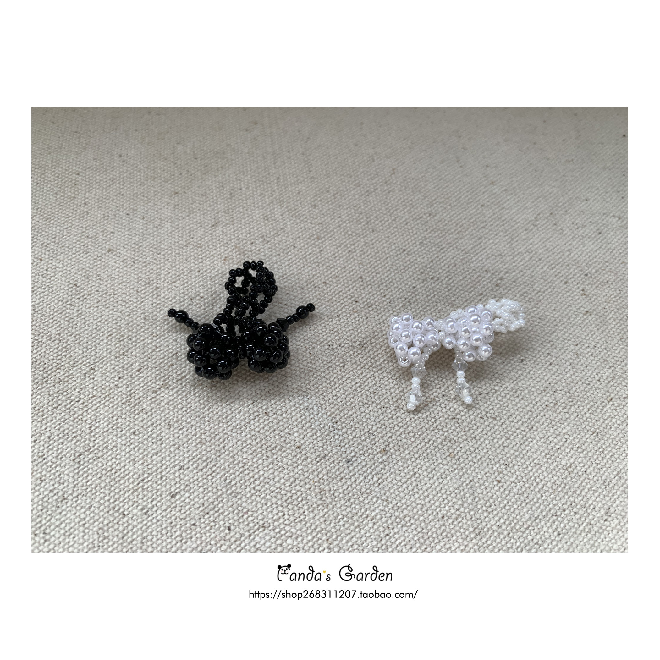 The Pandas Garden) by Pandas Garden Retro cute string of beads butterfly knot styling ring woven teenage girl-Taobao