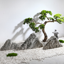 Snow mountain stone sliced landscape stone Garden decoration ornaments Taishan stone courtyard rockery stone stone combination lawn stone landscape