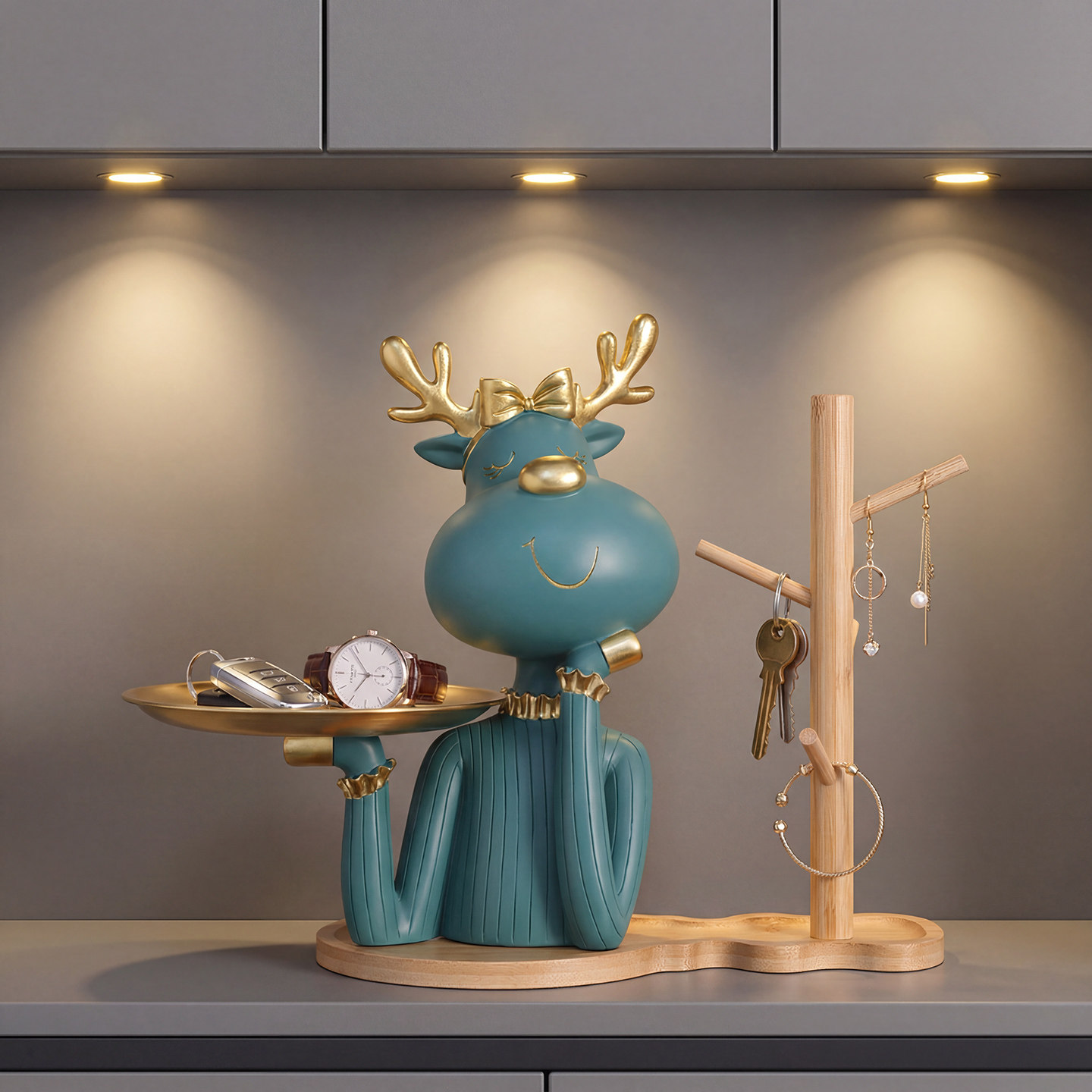 Лоток для хранения ключей, украшение входа, входная дверь, украшение рабочего стола