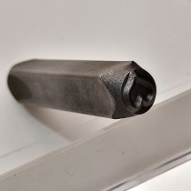 Font type steel printing steel character punch love heart shaped steel printing steel symbol sign sign