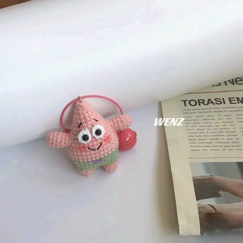 Плетеная кукла, подвеска ручной работы, поролоновый детский брелок, крючок для вязания, набор материалов, DIY 